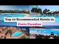 Top 10 Recommended Hotels In Costa Paradiso | Luxury Hotels In Costa Paradiso