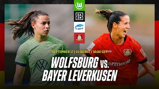Wolfsburg vs. Bayer Leverkusen | Frauen Bundesliga 2023-24 Matchday 1 Full Match
