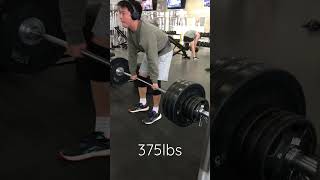 165lb Asian man deadlifts 375lbs