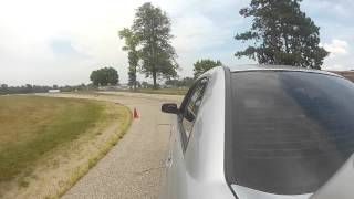 STI running an auto x lap in WInona