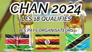 CHAN 2024 : Les 18 Nations qualifiées, Un Mélange de Puissances et de Surprises!