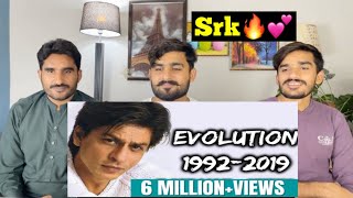 PAK REACT TO Shahrukh Khan Evolution (1992-2019)