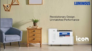 India’s Most Revolutionary Designed Inverter Luminous ‘ICON’ | Integrated Battery Enclosure| English