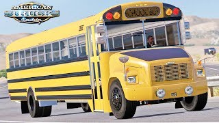 American Truck Simulator - School Bus Mod!