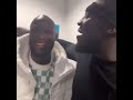 Lukaku and Stormzy came out for Wizkid!