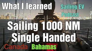 What I learned sailing from Toronto Canada to the Bahamas singlehanded