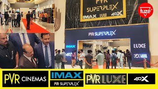 PVR Cinemas First 12 Screen Superplex in Thiruvananthapuram Lulu Mall  | IMAX, 4DX, LUXE |  Fuze HD