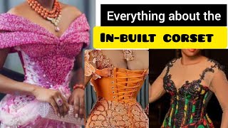 How to DRAFT an IN-BUILT Corset and IN-BUILT BUSTIER| with WAIST CINCHING and YOKE TIGHTENING tips