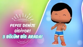 Pepee Denize Gidiyor! Pepee, Leliko ve Pisi İle 3 Bölüm Bir Arada! Çizgi Film | Düşyeri