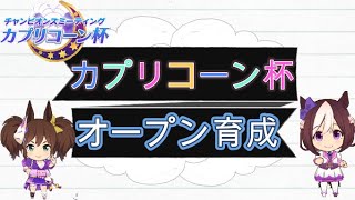 【ウマ娘】カプリコーン杯オープン育成。キング更新チャレンジしてみる【LIVE】