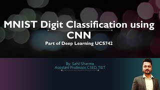 MNIST Digit Classification using CNN in Keras