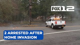 NW Portland home invasion ends with 2 in custody following standoff