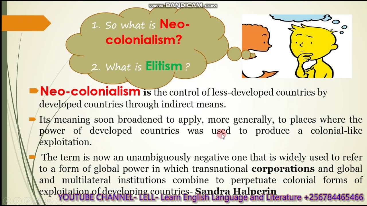 Neocolonialism Examples Neo Colonialism Born In The Usa