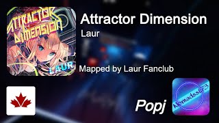 Beat Saber | Popj | Attractor Dimension [Ex+], 92.73%, 4 miss, #258 Global #12 Canada