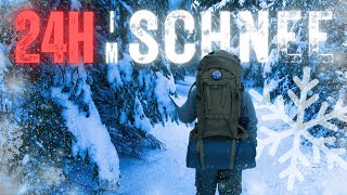 24H IM SCHNEE - Bushcraft-Overnighter