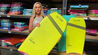 eBodyboarding review of the Tribe Squaw Bodyboard by Vicki Reale