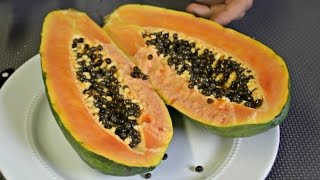 Papaya Fruit Taste Test