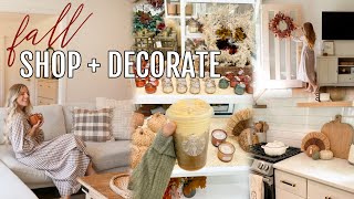 FALL SHOP & DECORATE WITH ME // getting in the fall mood