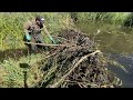 Draining Beaver Dam || A Lot Of Water Released!