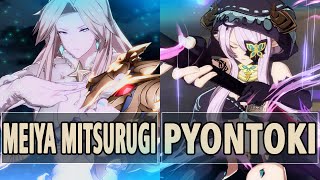 GBVSR:🔥Meiya Mitsurugi (Katalina L.Serenity) Vs PyonToki (Narmaya B.Butterfly)🔥|High Level Gameplay.