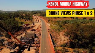 Aerial Views of Kenol to Marua Highway $273.3M Road Project