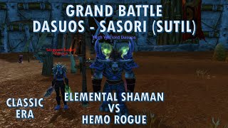 Grand Battle: Dasuos vs Sasori (Sutil) | Elemental Shaman vs Hemo Rogue