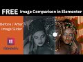 FREE Before After image comparison slider in Elementor