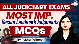 Most important recent landmark judgments  ( MCQs)