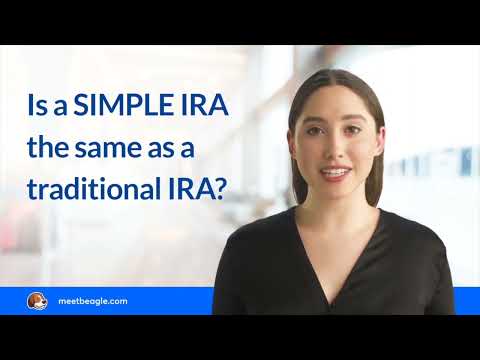 Is a Simple IRA the same as a traditional IRA?