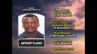 Anthony Flavius ~ Long Obituary