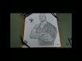 THE ROCK pencil drawing 🤩