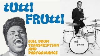 Little Richard - Tutti Frutti - Drum Transcription & Performance