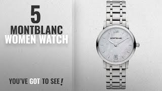 Top 10 Montblanc Women Watch [2018]: Montblanc Women's Star Classique 108764 Silver Stainless-Steel