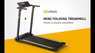 Urevo Foldi Mini Folding Treadmill