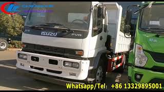 ISUZU FVR 12 cube side tipping truck