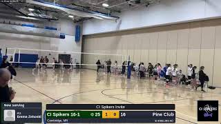 CI Spikers 16-1 @ Pine Club (2025.02.02)