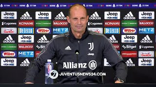 Conferenza stampa Allegri pre Juventus-Atalanta: “Dybala titolare. Contro l'Atalanta non è decisiva”