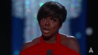 Viola Davis wins Best Supporting Actress | 89th Oscars (2017)