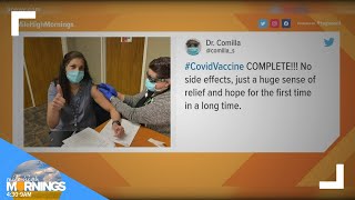 Colorado doctor discusses experience of getting COVID vaccine