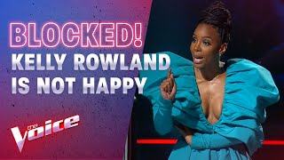 The Blind Auditions: Kelly Rowland Blows Up After Being Blocked | The Voice Australia 2020