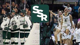 Hockey sweeps the weekend, women's soccer dances on, wrestling secures big road win | SSR 11.19.24