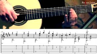 Gymnopédie No.1 (Erik Satie) - Includes Sheet Music/TAB - Classical Guitar