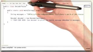 We Have Intercepted A Secret Message - Intro to Java Programming