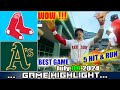 Boston Red Sox vs. Oakland Athletics (07/09/24) Game Highlights | MLB Season 2024