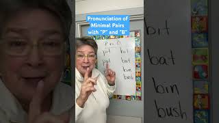 Pronunciation of Minimal Pairs with P and B  #pronunciation #english #speakenglish #englishlanguage