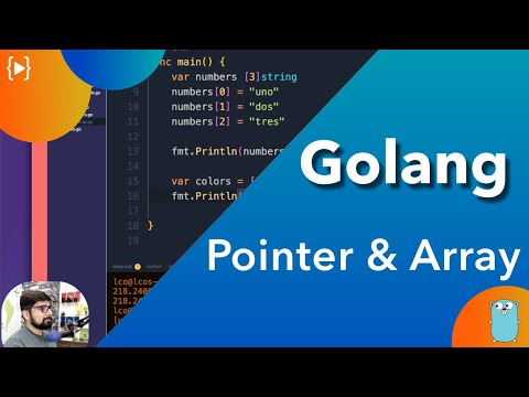 Pointers and Arrays in golang