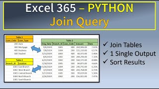Excel Python Join Query