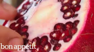 How To Cut Open A Pomegranate