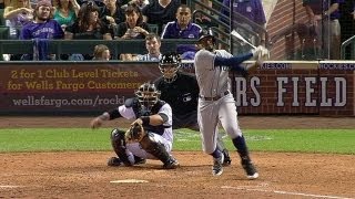 SD@COL: Maybin's RBI hit rallies Padres to within 1