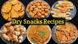 દિવાળીમાં ઘરે જ બનાવો ક્રિસ્પી નાસ્તા | dry snacks recipe | gujarati farsan | snacks recipes | nasta